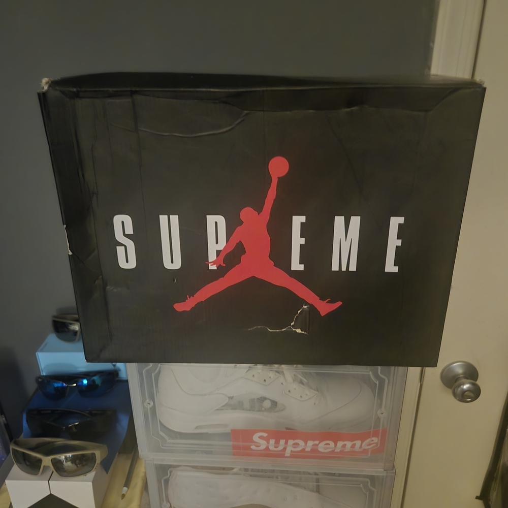 Supreme Black Bag with Red Accents